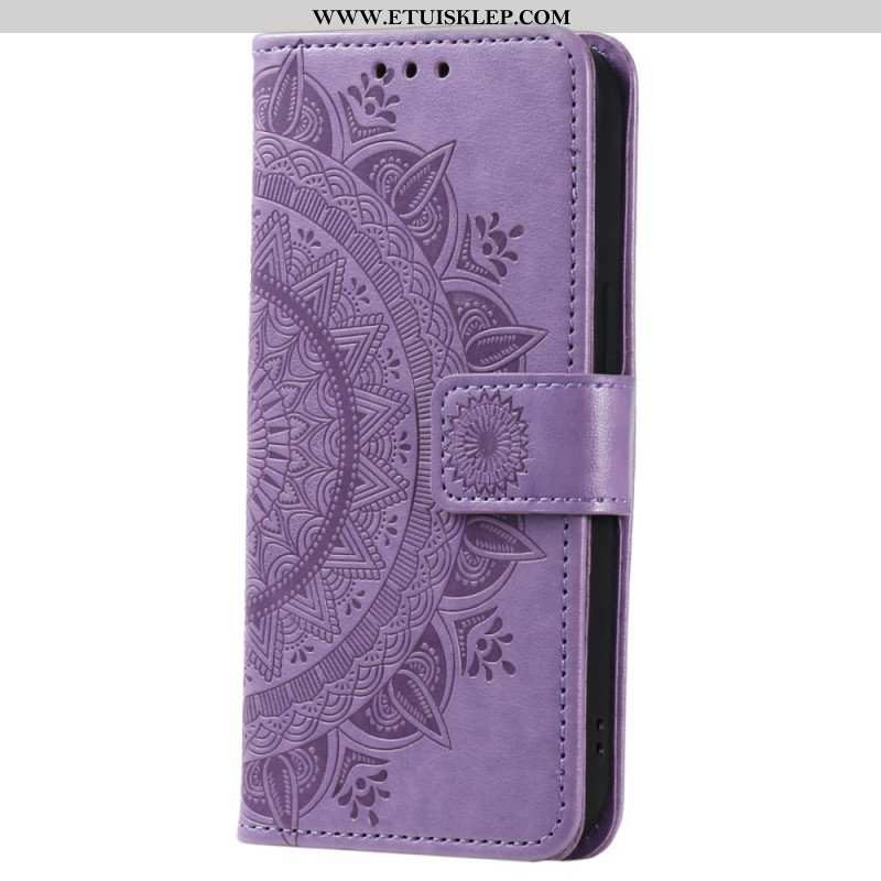 Etui Folio do Xiaomi Redmi Note 12 4G Mandala Sun Ze Smyczą